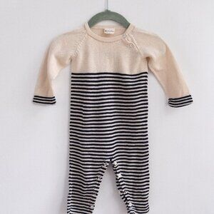 Estella NYC - hand Knit baby romper
